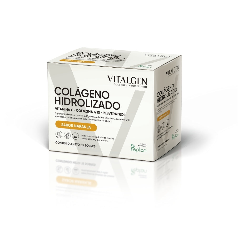 Vitalgen Colágeno Hidrolizado Sabor Naranja