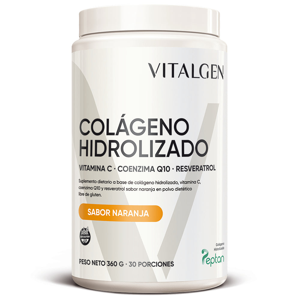 Vitalgen Colágeno Hidrolizado Sabor Naranja